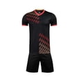 thumbnail image 7 of Hesxuno Girls Boys Tracksuit Sets 2 Piece Summer Sets Athletic Tops and Shorts Sets 2026 Kids Training Uniform Activewear Sets Black M, 7 of 7