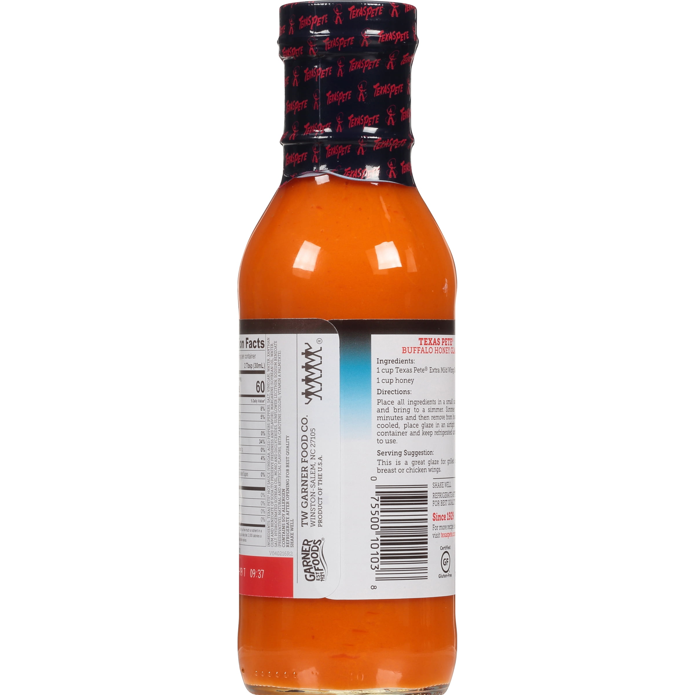 Texas Pete Extra Mild Gluten-Free Wing Sauce 12 fl oz