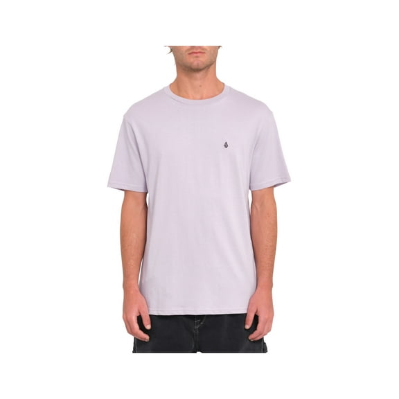 Volcom Stone Blanks Short Sleeve T-Shirt Light Purple men in size X Large