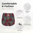 thumbnail image 6 of Picia Ladybug Pattern Women's 2 in 1 Athletic Running Shorts High Waisted Workout Casual Gym Sweat Shorts with Comfy Liner Zipper Pockets-X-Large, 6 of 9