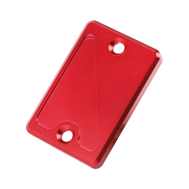 Tapa del depósito del freno delantero, ligera y resistente, de aleación de aluminio, para reemplazar la de la motocicleta. Rojo