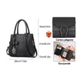thumbnail image 4 of "Bolso Mano Tote Bolsa Mochila Mujer Gran Capacidad Ligero negra ", 4 of 5