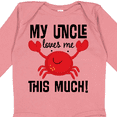 thumbnail image 4 of Inktastic Uncle Loves Me Childs Crab Boys or Girls Long Sleeve Baby Bodysuit, 4 of 5