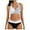 White, variant on LUOGENLI Womens Swimsuits 1Pc with Shorts Womens Bottoms Bikini Suit Prints Bathing Swimsuit Bikinis Set White Size S