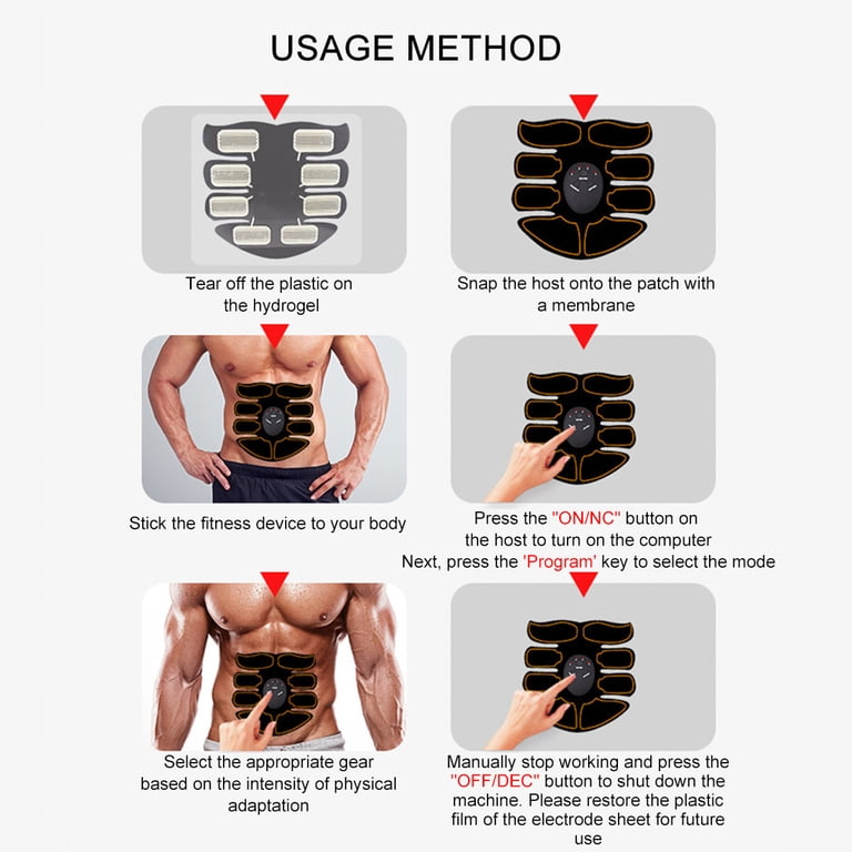 abdominal muscles does the ems ab toner work
