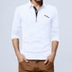thumbnail image 1 of pstuiky camisas de manga larga para hombre, Camisa informal holgada de manga larga con solapa y botones a rayas para hombre Tops casuales para hombres xl, 1 of 6