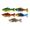 thumbnail image 3 of 5 piezas de señuelos de pesca, trajes de baño múltiples, regalos para la familia, aficionados de agua salada agua de agua dulce, 3 of 8