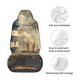 thumbnail image 4 of Fuzoiu Vintage Nautical Lighthouse Print Elastic Car Seat Covers, Seat Cover Protector,Universal Fit Interior Covers for Most Cars,Washable Seat Cover Non Slip for SUV,Sedan,Van, 4 of 5