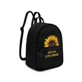 thumbnail image 2 of Eheartsgir Sunflower Quote Small Backpack, Zipper Closure Polyester Mini Backpack for Work Travel, Adjustable Strap Travel Shoulder Bag, 2 of 8