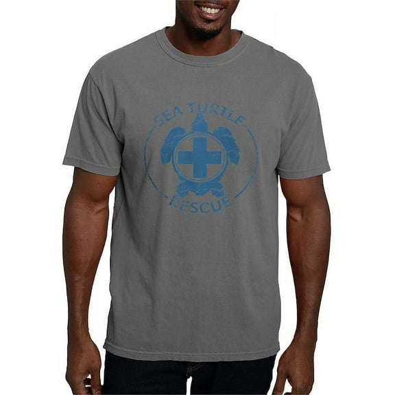CafePress - Sea Turtle Rescue T Shirt - Mens Comfort Colors Shirt