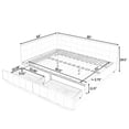 thumbnail image 2 of AOOWOW Queen Size Wood Daybed With 2 Drawers, Modern Elegant Velvet Upholstered Padded Grid Pattern Bed Frame With Spacious Under Bed Storage, No Box Spring Needed, Easy Assembly, brown, 2 of 12