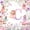 Pink Purple C, variant on Castle Fairy Fairy Garden Letter P Full Size Sheets 4-Piece for Girls,Cartoon Floral Elf Bed Sheets