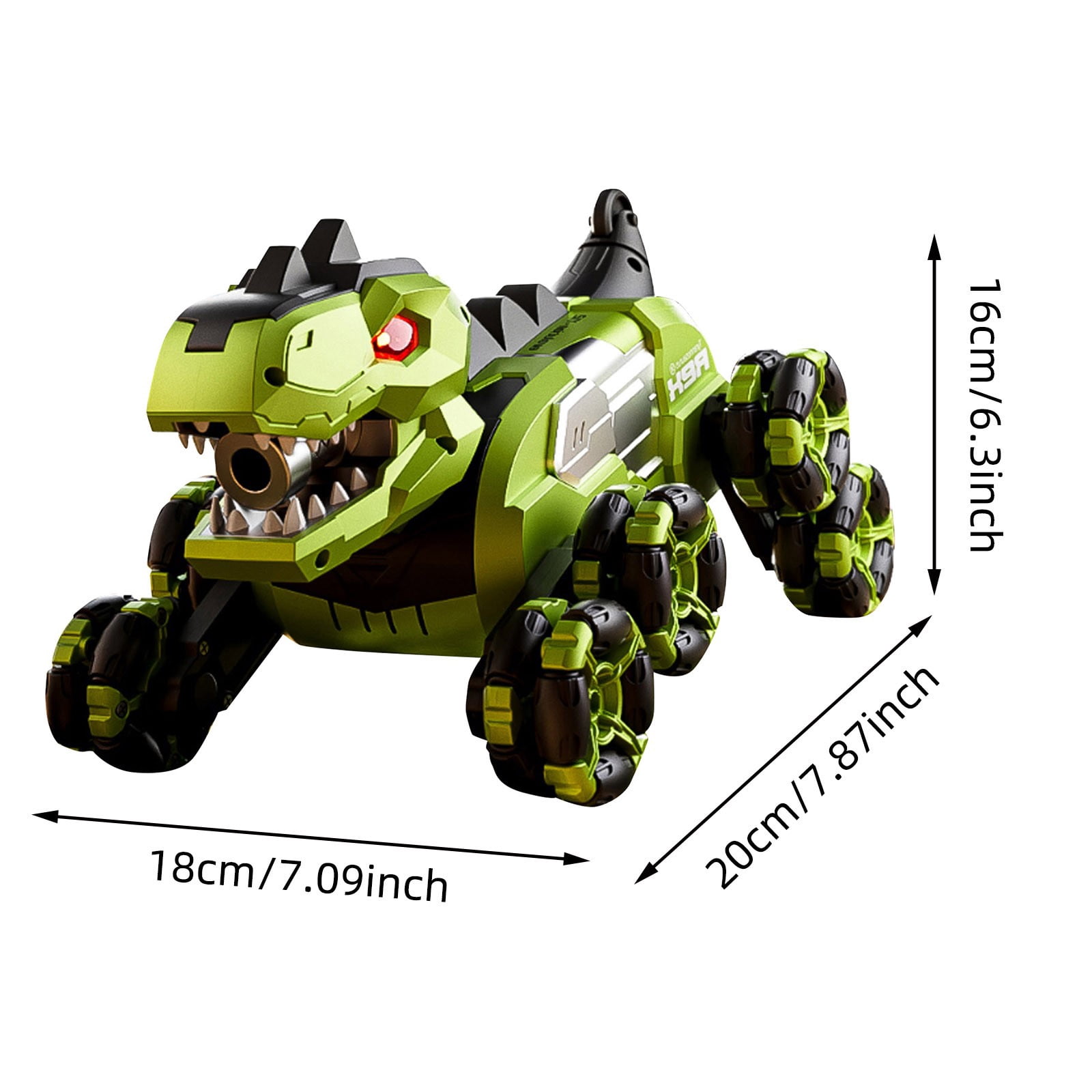 Dinosaur Remote Control Car Eight Wheel Sound Controlled Toy With Realistic Spray Function High Capacity Battery Motion Sensor Control For Indoor And Outdoor Adult Remote Control Car Backhoe Remote
