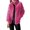 Hot Pink, variant on Noarlalf Womens Winter Coats, Fleece Jacket Women, Plush Jackets Thick Stand Up Collar Warm Cardigan Warm Lined Winter Jacket with Pockets Zip Plus Size Streetwear Winter Coats for Women Hot Pink L