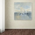 thumbnail image 3 of Trademark Fine Art 'Morning Sail I Blue' Canvas Art by Silvia Vassileva, 3 of 3