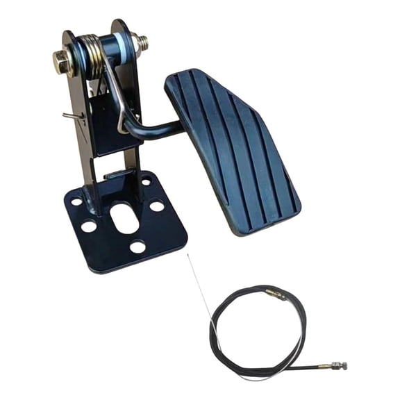 Cubierta de pedal de acelerador de metal resistente para bicicleta modificada de triciclo con línea de 22 m