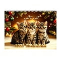thumbnail image 2 of LEFXSMR Cute Cat 2027 Wall Calendar, Thick Paper Wall Calendar Planner, 11.22"x8.64" Spiral Bound 12 Monthly Calendar for Office Home Decor, 2 of 5