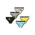 thumbnail image 2 of Justice Girls Bikini Underwear, 5-Pack, Sizes 6-16, 2 of 12