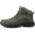 thumbnail image 1 of Bottes de Neige pour Hommes Hiver Chaudes Doublure en Laine Extérieur Antidérapant Lacets Imperméables Mode Randonnée, 1 of 5