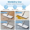 thumbnail image 3 of Replacement Microfiber Spray Mop Pads, 13 x 4.7 Inch Household Mop Cloth Refills, Reusable Microfiber Mop Heads for Floor Cleaning, Washable Mop Pads for Spray Mop, 3 of 7