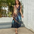 thumbnail image 5 of Galaxy Star Outer Space Art Sleeveless Dress Women's Summer Suit Dresses for Women 2025 Luxury Party Dress, 5 of 7