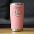 thumbnail image 2 of Bevvee Insulated Travel Tumbler 20 oz Cheers 10 Years Gifts for 10th Anniversary Celebrations Tumblers, 2 of 4