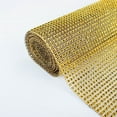 thumbnail image 4 of BalsaCircle 10x108 in Gold Faux Diamond Rhinestones Plastic Table Runner Party Events Home Decorations Supplies, 4 of 8