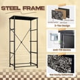 thumbnail image 4 of 4 Drawer Vertical Storage Dresser with Wood Top Fabric Pull Drawers, 4 of 8