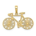 thumbnail image 3 of 14k Gold Polished Bicycle Charm and Necklaces, 3 of 4