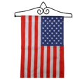 thumbnail image 3 of MANNYA Horizontal Flags Wall Scroll Hanger Garden Stand Frame Durable Stainless Steel, 3 of 7