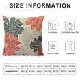 thumbnail image 5 of PRATYUS   Dahlia Flower Throw Pillow Case Cover Abstract Elegant Floral Petal Pink Grey and White Decorative Square Cushion Covers Standard Pillowcase Couch Sofa Bed Men/Women White, 5 of 5