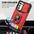 thumbnail image 3 of LAICAIW Galaxy A03S,Design for Samsung A 03S Phone Case with Screen Protector Card Holder Stand Kickstand Heavy Duty Slim Shockproof Hybrid Rugged Drop Protective Cover for Women Men Girls 6.5 inch, 3 of 6