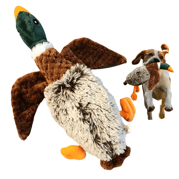 Plush Duck Dog Toy | Mallard-Shaped Toy | Duck-Shaped Pet Toys | Squeak Duck Dog Toy | Duck Dog Toys for Large Dogs | Mallard Duck Dog Toy | Dog Chew Toys | Aggressive Chewers