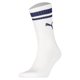 thumbnail image 2 of PUMA Calcetines deportivos unisex, paquete de 6 - Crew Heritage, tenis, suela de rizo, rayas Blanco/Azul 35-38, 2 of 3