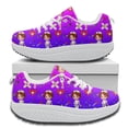 thumbnail image 1 of Gradient Beautiful Nurse Pattern Woman Autumn Winter Non-Slip Walking Sneakers Wear-Resistant Fashion Jogging Shoes Custom Image, 1 of 5