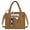 Coffee, variant on SUOSDEY Corduroy Tote Bag with Laptop Compartment&Cup Holder,Multipocket Work Tote for College,Teacher,Travel Crossbody Handbag