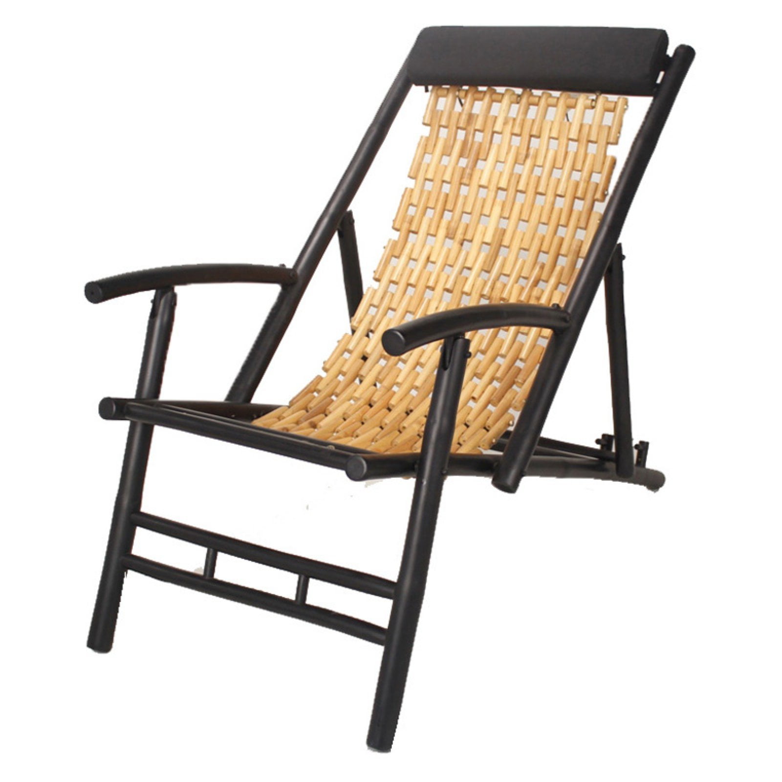 Heather Ann Creations Hilo Bamboo Sling Folding Beach Chair Walmart