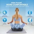 thumbnail image 4 of Gel seat cushion suitable for office chairs, cars, or wheelchairs—cooling gel orthopedic memory foam cushion for relieving tailbone, sciatica, and back pain, 4 of 4