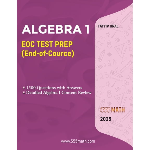 Algebra 1 Eoc Test Prep: Algebra 1 (End -Of- Course), (Paperback)