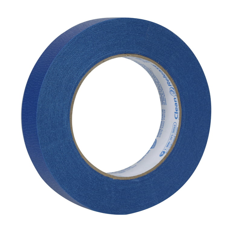 6 Pack 0.94 Blue Painters Tape, Medium Adhesive That Sticks Well But Leaves No