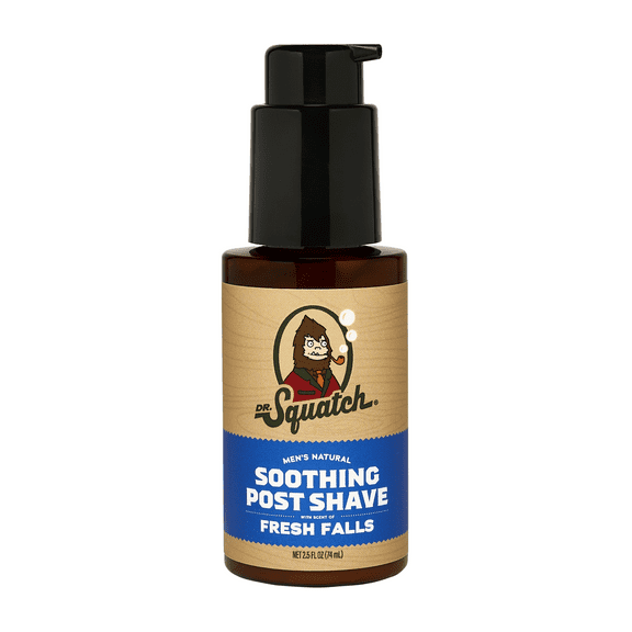 Dr. Squatch Fresh Falls Natural Post Shave for Men, 2.5 fl oz
