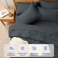 thumbnail image 3 of WISHEAD 7 Piece Queen Comforter Set Bed in a Bag, Ultra Soft Bedding Sets with Sheets & Pillowcases, All Season Quilted Luxury Bedding, Dark Gray, 3 of 9