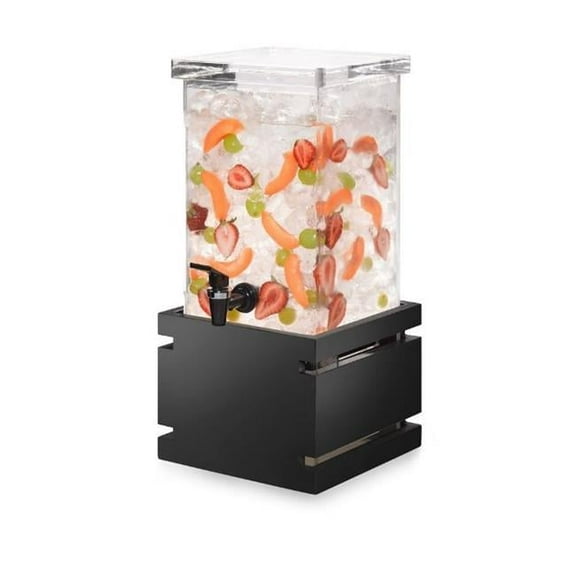 Rosseto Serving Solutions LD122 Beverage Dispenser with Black Gloss Bamboo Base
