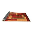thumbnail image 2 of Ahgly Company Indoor Square Oriental Orange Modern Area Rugs, 4' Square, 2 of 4