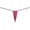 Pink, variant on Botmois Men See-through Minimal Coverage Underwear Micro String Thong Tangas Slim Pouch Hipster Pink M