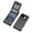 Black, variant on ELEHOLD PU Leather Magnetic Button Closure Credit Card Holder Slots Stand Function Wallet Shock-Absorbent Shockproof Phone Case for Google Pixel 10A, Purple