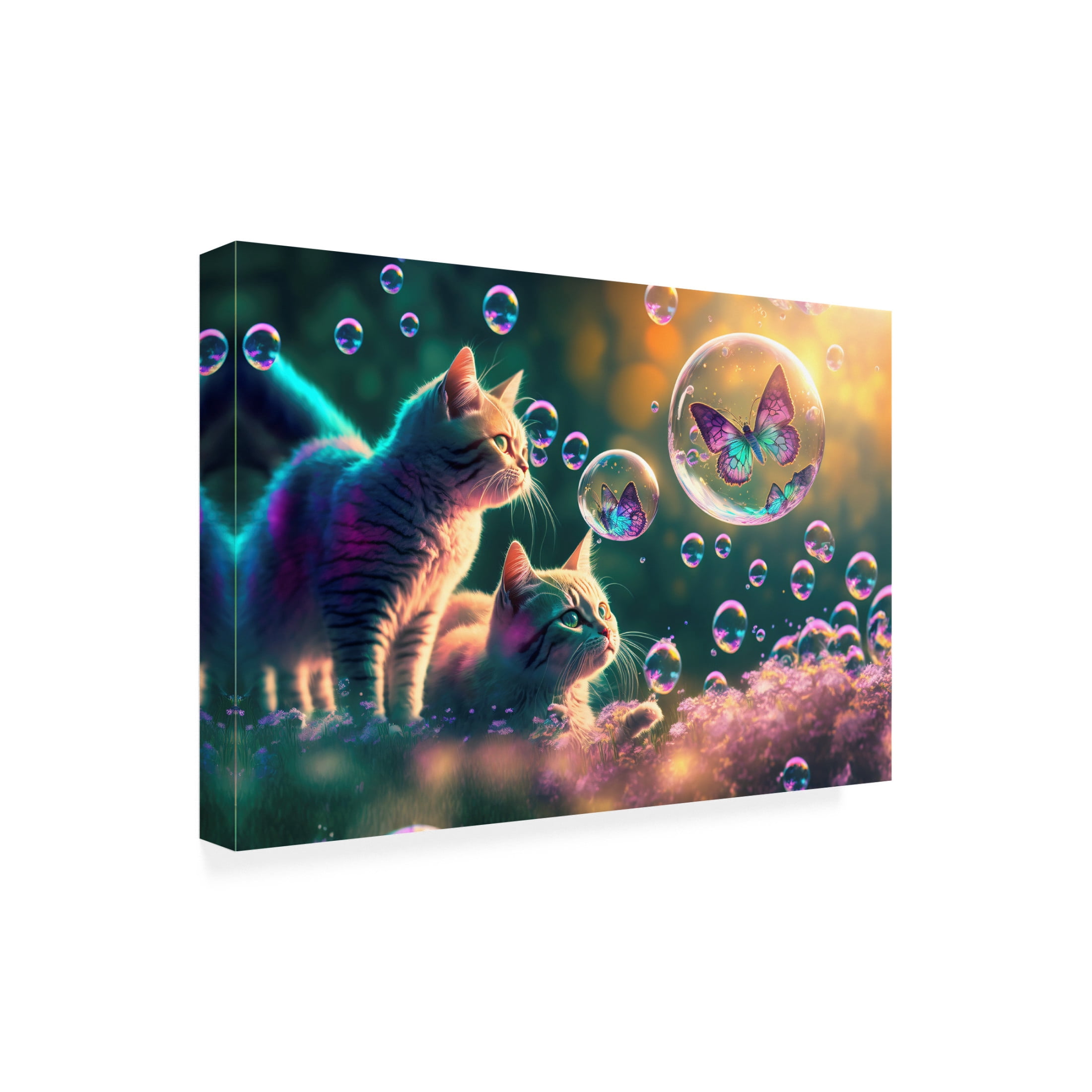Canvas Wall Art - Ray Heere 'Mystical Morning 7' Wall Art for Living Room, Bedroom, or Office Décor by Trademark Fine Art - 24 x 16 Inches