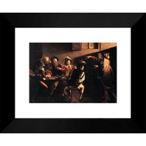 The Calling of St. Matthew 15x18 Framed Art Print by Caravaggio
