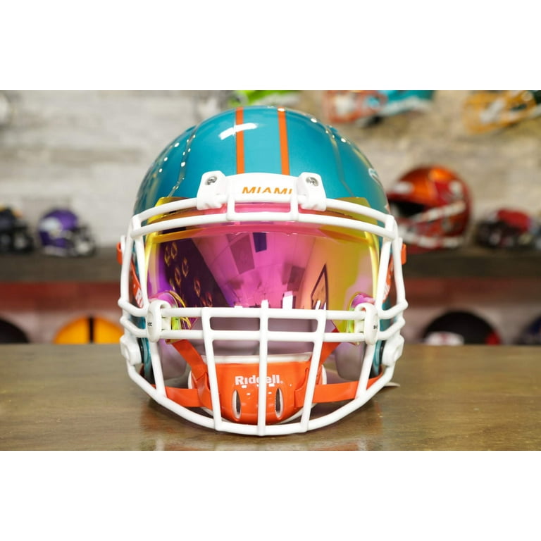 a pink football helmet it ensures maximum vision without compromising on style Kansas City Chiefs Riddell Speed