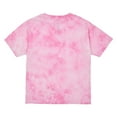 thumbnail image 6 of Hello Kitty Christmas Snowflakes Women's Pink Cloud Wash Crew Neck Short Sleeve T-shirt-Medium, 6 of 6